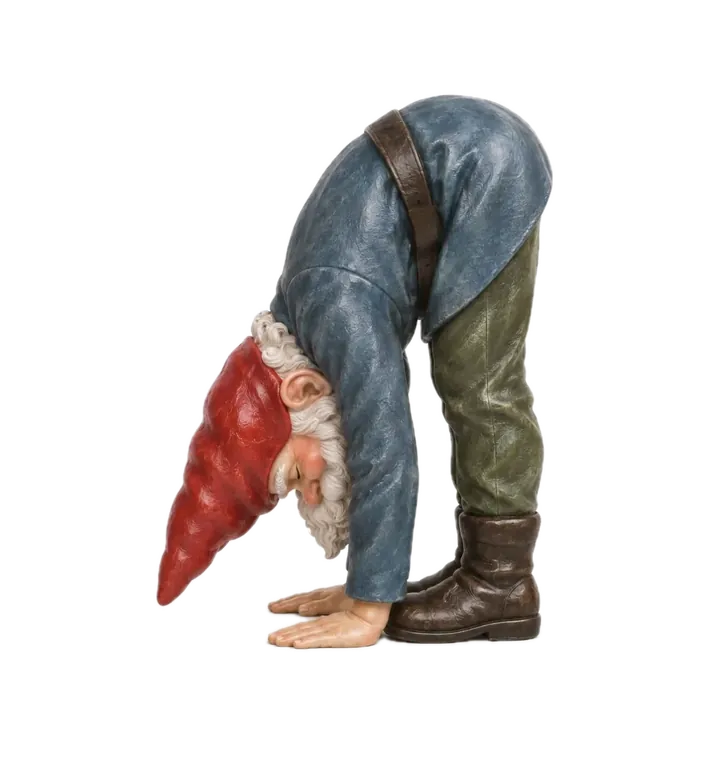 Yoga illustration: Standing Forward Bend — Uttānāsana