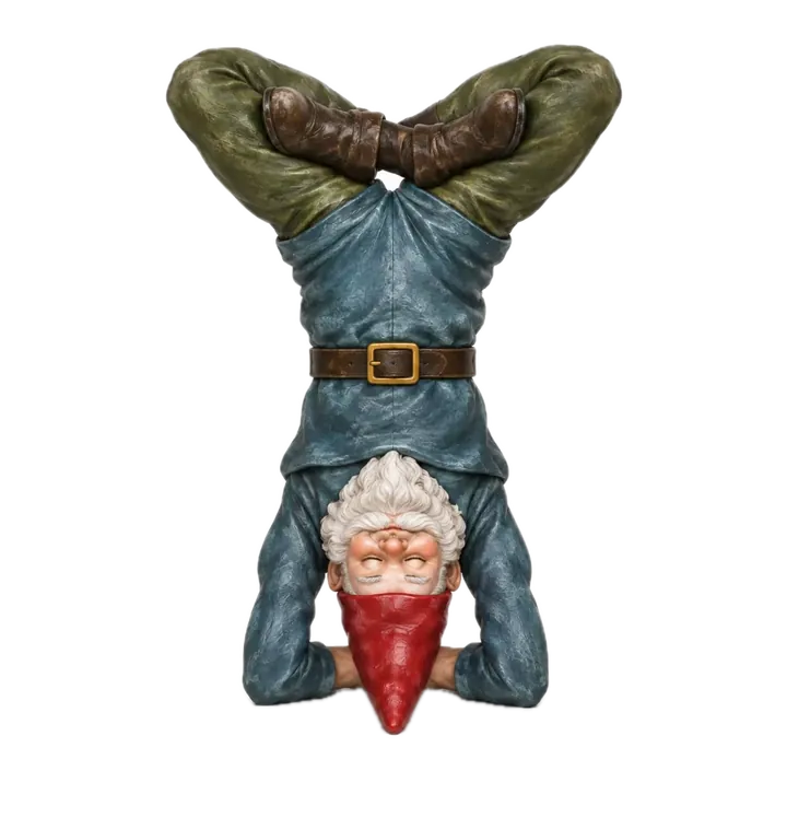 Yoga illustration: Lotus Headstand — Padma Śīrṣāsana