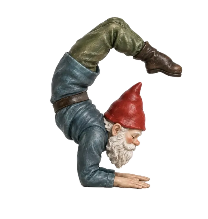 Yoga illustration: Scorpion Pose — Vṛścikāsana